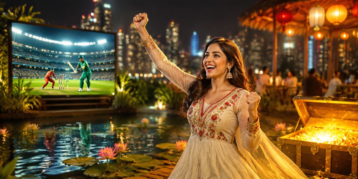 গাজীপুরে পহেলা বৈশাখ উপলক্ষে ক্রিকেট বেটিংয়ে মজা করছে বাংলাদেশি মডেল